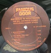 ◆ BILL WATROUS / Watrous In Hollywood ◆ Famous Door HL-127 ◆_画像3