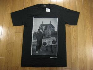 激レア！STUSSY×Josh Cheuseステューシー黒人2フォトTシャツ黒X白SかMサイズ写真家ジョシュ・チューズ