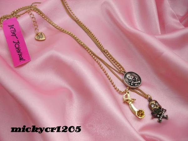 新品 未使用 Betsey Johnson ネックレス 箱あり 新品 未使用 Betsey Johnson ネックレス 箱あり アクセサリー