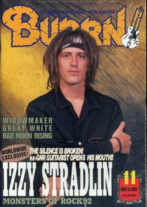 BURRN '92/11 IZZY STRADLIN WINDOWMAKER GREAT WHITE