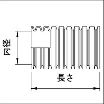 ◆◇コルゲート チューブ 10φ約10mスリット入り◇◆_画像2