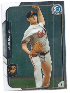 2015 Bowman Chrome Wei-Yin Chen