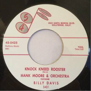 HANK MOORE 7inch KNOCK KNEED ROOSTER ロカビリー