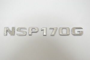 ベンツ風 シエンタ型式エンブレム NSP170G NCP175G NHP170G ステッカー シール エアロ スポイラー バンパー 文字変更も可 パーツ おしゃれ