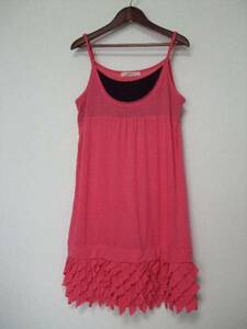 PAGEBOYf.- автомобиль розовый оборка Cami платье (USED)528