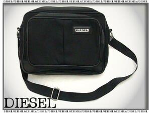 DIESEL＜OUX613-PR027＞ナイロン・斜め掛けBAG＊黒