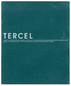 [b1113]94.9 Toyota Tercell catalog 