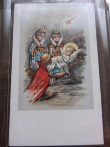 Art hand Auction Picture 062 Christian Painting Christmas Card, antique, collection, Printed materials, others