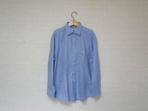 Ermenegildo Zegna SHIRT Zegna рубашка 43 / 17 бледно-голубой узор 