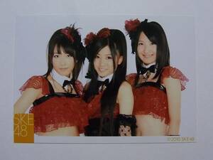 SKE48 古川愛李 内山命 佐藤聖羅「雨のピアニスト」2009生写真②