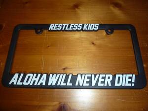 restlesskids ナンバーフレーム ライセンスフレーム defendhawaii know1 in4mation Hilife udown 808allday illest ハワイ usdm hdm 32