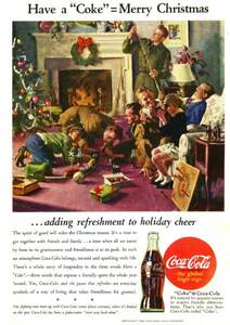●176F　1944年のレトロ広告　コカコーラ　Coca-Cola　Coke