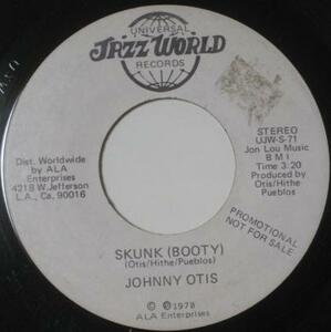 Johnny Otis - Skunk - Jazz World ■ funk 45 試聴