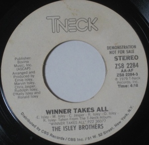 Isley Brothers - Winner Takes All ■ funk breaks 45 試聴