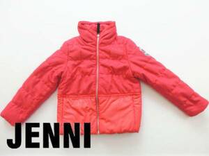  large price decline! tag equipped Jenni JENNI lovely cotton inside jacket warm blouson coat outer pink red series size 150 regular price 11,880 jpy 