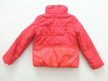 大幅値下げ！新品タグ付き ジェニィ JENNI かわいい中綿ジャケット あったかブルゾン コート アウター ピンク 赤系 サイズ150 定価11,880円_画像2