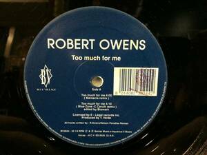 即決！Robert Owens / Too Much For Me / Nelson Paradise Roman