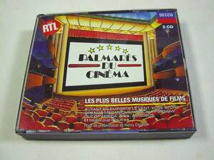 2CD 映画音楽・クラシック等 「PALMARES DU CINEMA」 仏盤/市民ケーン,007 ゴールドフィンガー,ロシアより愛をこめて,スターウォーズ等