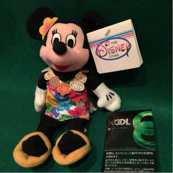ミニーマウス ぬいぐるみ【海外買付品・国内未発売品】当時物・タグ付き・展示品 57【現状現品渡し】剥げあり