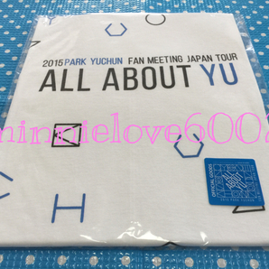 JYJ ユチョン★ALL ABOUT YU★ファンミ★ペンミ★ファンミーティング★公式 グッズ★Tシャツ A★新品★大阪 白 ver.