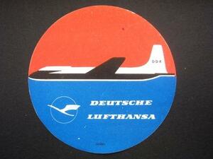 ルフトハンザ・ドイツ航空（東ドイツ）■ラゲッジラベル（DDR）