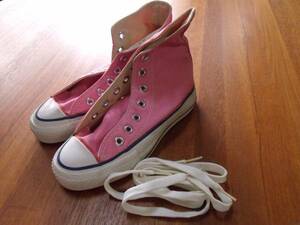 DEAD STOCK MADE IN USA ALL STAR 80*s pink