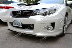 ★SUBARU インプレッサ GRB GRF C/D/E型 5ドア・GVB GVF C/D/E型 4ドア カーボン フロント リップ スポイラー ST型 2010/07-2014/04☆