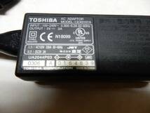 TOSHIBA POWER ADAPTER CEX0107A 中古 A-46_画像2