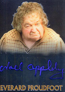  load *ob* The * ring TRILOGY autograph card EVERARD