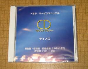 サイノス修理書 コンバーチブル, 解説書, 配線図集, 取扱書 CD ★トヨタ純正 新品未開封 “絶版” サービスマニュアル CDライブラリー