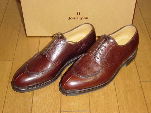JOHN LOBB(ジョンロブ)NORWAY 7E John Lobb Norway Split Toe Leather Derby Shoes - Size 42.5