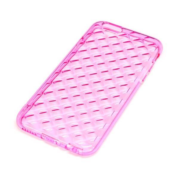 ◆送料無料◆iPhone6s/6 ★ダイヤモンドカット★TPUケース クリアピンク 1004IP6A <ストラップホール付、Lightningコネクタカバー付>