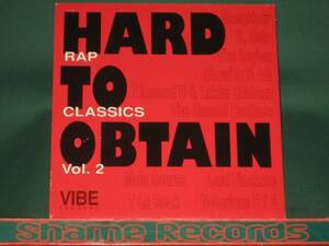 HARD TO OBTAIN/RAP CLASSICS VOL.2/GANGSTARR/SHOWBIZ/コンピLP