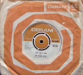 ★特選★TEN YEARS AFTER/LOVE LIKE A MAN'1970UK DERAM7INCH