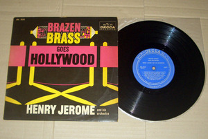 ◆レコード(10inch LP)◆ヘンリー ジェローム楽団 [BRAZEN BRASS GOES HOLLYWOOD]◆