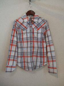 LOVEBOAT check shirt (USED)11514②