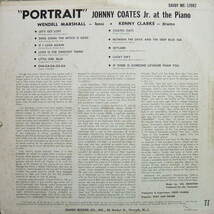 ３枚で送料無料【米Savoy mono】Johnny Coates Jr/Portrait_画像3