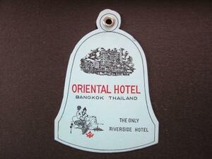  hotel luggage tag ( bell-shaped )#olientaru hotel # van kok#mo-m