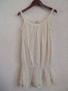 CLEFDESOL white Layered camisole tunic (USED)42613