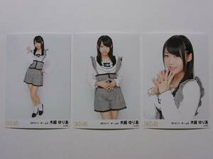 コンプ3種★SKE48 木崎ゆりあ 2012.11月 月別ランダム生写真★