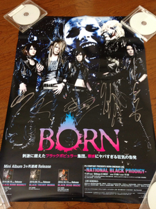 BORN BLACK BORN MARKET直筆サイン入りポスター