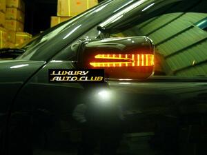  Benz C Class W202 painted present LED door mirror cover AMG side mirror exchange type spoiler Wing aero exterior custom 