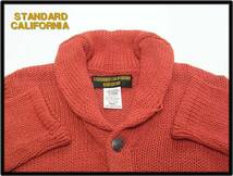 S【STANDARD CALIFORNI KINTWEAR SD HAND KNIT CARDIGAN スタンダード カリフォルニア ハンドニットカーディガン】_画像2