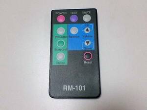 ■■中古　メーカー不明　オーディオ用リモコン　ＲＭ－１０１