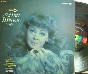 ３枚で送料無料【米Decca】Mimi Hines/Sings