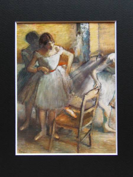 Edgar Degas, bailarinas, Impresión enmarcada ultra rara, Nuevo con marco, cuadro, pintura al óleo, retrato