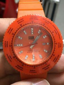 【FHB/エフエイチビー】 WATCH 腕時計 F-504 LIMITED orange
