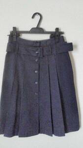 { prompt decision . equipped } beautiful goods PRADA Prada box pleated skirt also belt attaching 