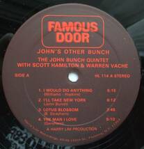 ◆ JOHN BUNCH Quintet / John ' s Other Bunch ◆ Famous Door HL-114 ◆ V_画像3