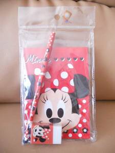 * new goods * Disney minnie eraser & memo pad & pencil * stationery 